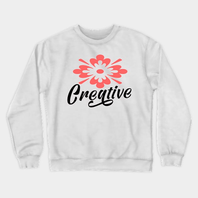 Creative Flowers Crewneck Sweatshirt by Shop Ovov